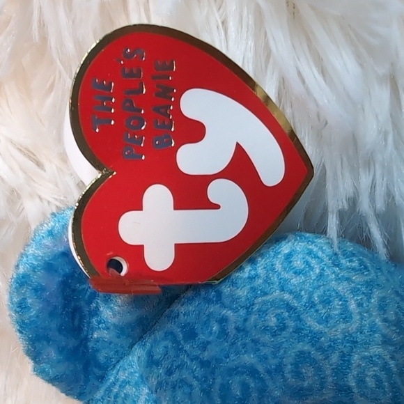 TY Beanie Babies CLASSY Bear retired vintage stuffed animal toy BD 4-30-01 - Picture 8 of 9